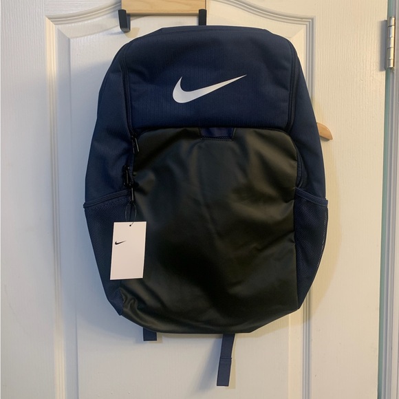 Nike Brasilia Training Travel Backpack in Navy/Black Men’s Unisex NWT - Picture 4 of 5